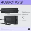 HP Hub multiporta 4K USB-C, USB Type-C, USB 3.2 Gen 2 (3.1 Gen 2) Type-C, 10000 Mbit/s, Nero, 4K Ultra HD, Cina