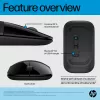 HP Z3700 Dual Nero Mouse, ambidestro, RF Wireless, 1600 DPI, Nero