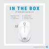 HP Mouse wireless 220 (bianco neve), Ottico, RF Wireless, Bianco