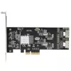 StarTech.com Scheda SATA PCIe a 8 porte – Scheda di espansione PCI Express 6 Gbit/s SATA con 4 controller host – Scheda controller SATA PCIe – PCI-e x4 Gen 2 su SATA III – SATA HDD/SSD