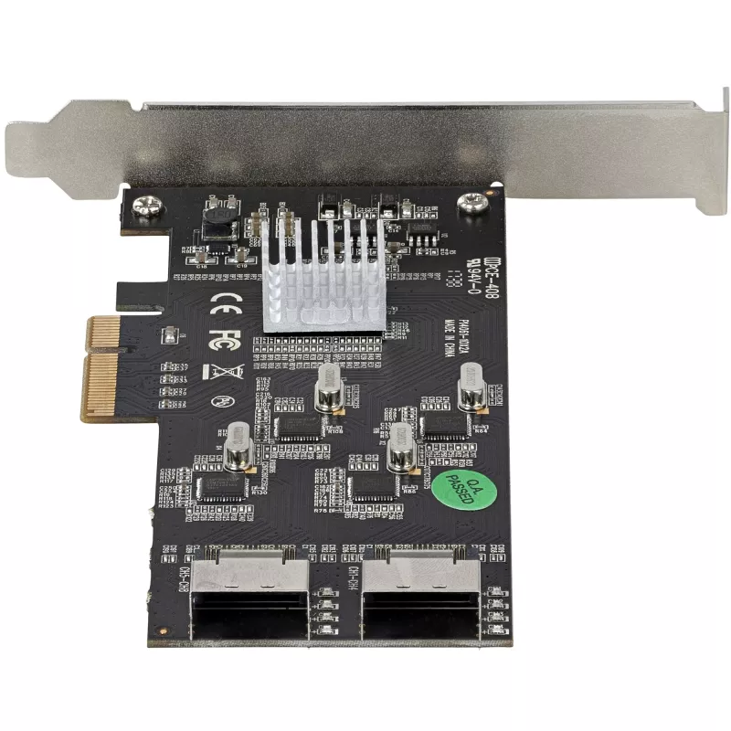 StarTech.com Scheda SATA PCIe a 8 porte – Scheda di espansione PCI Express 6 Gbit/s SATA con 4 controller host – Scheda controller SATA PCIe – PCI-e x4 Gen 2 su SATA III – SATA HDD/SSD