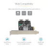 StarTech.com Scheda SATA PCIe a 8 porte – Scheda di espansione PCI Express 6 Gbit/s SATA con 4 controller host – Scheda controller SATA PCIe – PCI-e x4 Gen 2 su SATA III – SATA HDD/SSD