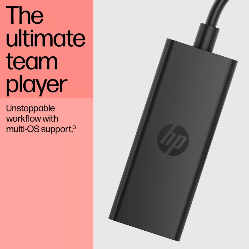 HP 8Y8Y1AA adattatore da USB-C a DisplayPort G2, 8K (7680 x 4320), nero