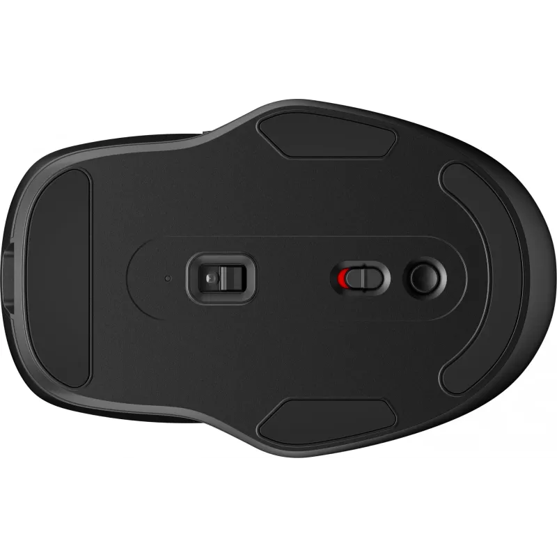 HP 510 mouse wireless ricaricabile ultraveloce, ambidestro, RF Wireless, 4000 DPI, nero