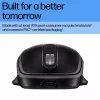 HP 510 mouse wireless ricaricabile ultraveloce, ambidestro, RF Wireless, 4000 DPI, nero