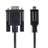 StarTech.com cavo seriale null modem RS232 da 3m, cavo seriale crossover con schermatura Al-Mylar, cavo seriale porta COM DB9 femmina a maschio, compatibile con dispositivi DTE, nero, F/M