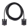 StarTech.com cavo seriale null modem RS232 da 3m, cavo seriale crossover con schermatura Al-Mylar, cavo seriale porta COM DB9 femmina a maschio, compatibile con dispositivi DTE, nero, F/M