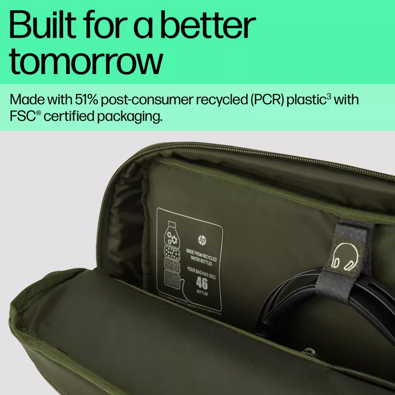 HP borsa modulare per laptop 15,6 pollici, borsa a tracolla, 39,6 cm (15,6