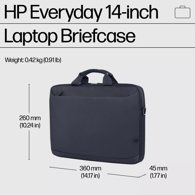 HP Everyday borsa portadocumenti per laptop 14 pollici, borsa portadocumenti, 35,8 cm (14,1