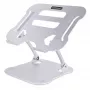 StarTech.com supporto per laptop da scrivania, supporto ergonomico per laptop regolabile in altezza, alluminio, portatile, supporta fino a 10 kg, supporto pieghevole per laptop da scrivania – supporto/rialzo per notebook ad angolo