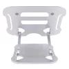 StarTech.com supporto per laptop da scrivania, supporto ergonomico per laptop regolabile in altezza, alluminio, portatile, supporta fino a 10 kg, supporto pieghevole per laptop da scrivania – supporto/rialzo per notebook ad angolo