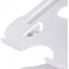 StarTech.com supporto per laptop da scrivania, supporto ergonomico per laptop regolabile in altezza, alluminio, portatile, supporta fino a 10 kg, supporto pieghevole per laptop da scrivania – supporto/rialzo per notebook ad angolo
