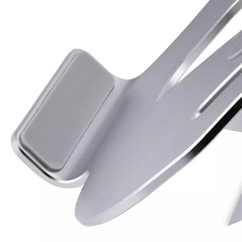 StarTech.com supporto per laptop da scrivania, supporto ergonomico per laptop regolabile in altezza, alluminio, portatile, supporta fino a 10 kg, supporto pieghevole per laptop da scrivania – supporto/rialzo per notebook ad angolo