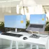 StarTech.com supporto per laptop da scrivania, supporto ergonomico per laptop regolabile in altezza, alluminio, portatile, supporta fino a 10 kg, supporto pieghevole per laptop da scrivania – supporto/rialzo per notebook ad angolo