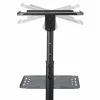 StarTech.com supporto/carrello mobile per proiettore e laptop – supporto robusto e portatile per proiettore (2 ripiani, portata 10 kg ciascuno) – carrello regolabile in altezza per presentazioni con ruote bloccabili