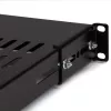 StarTech.com ADJSHELF 1U ripiano ventilato a profondità regolabile per rack server, 19 pollici, 80 kg (175 lb), profondità di montaggio 480–960 mm (19,5–38 pollici), profondità 70 cm (27,5 pollici), nero