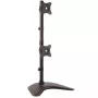 StarTech.com supporto per doppio monitor – verticale, da appoggio, 10 kg, 33 cm (13 pollici), 68,6 cm (27 pollici), 100 x 100 mm, nero