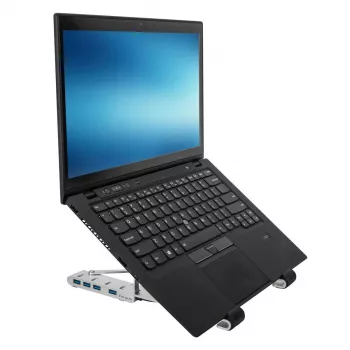 Targus AWU100205GL Supporto per laptop argento 39,6 cm (15,6