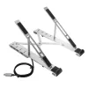 Targus AWU100205GL supporto per notebook con hub USB a 4 porte, 25,4–39,6 cm (10–15,6 pollici), argento