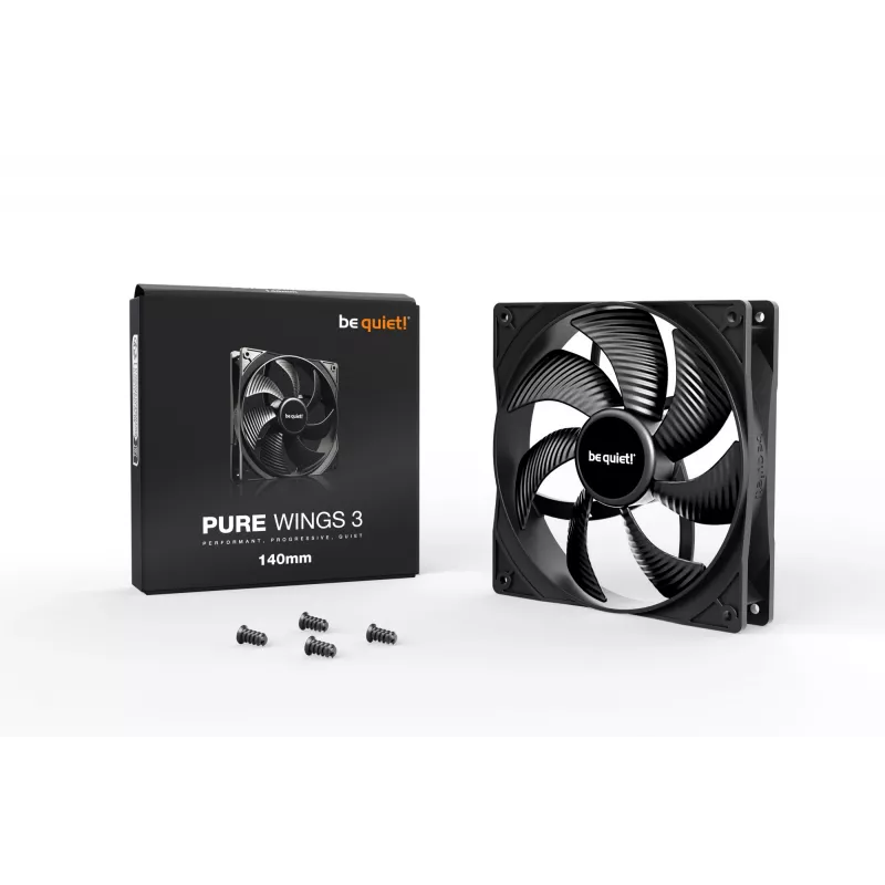 be quiet! Pure Wings 3 Ventola per case PC 140mm 14 cm nero 1 pezzo
