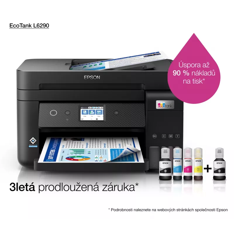 Epson EcoTank L6290 Getto d'inchiostro A4 4800 x 1200 DPI 33 ppm Wi-Fi
