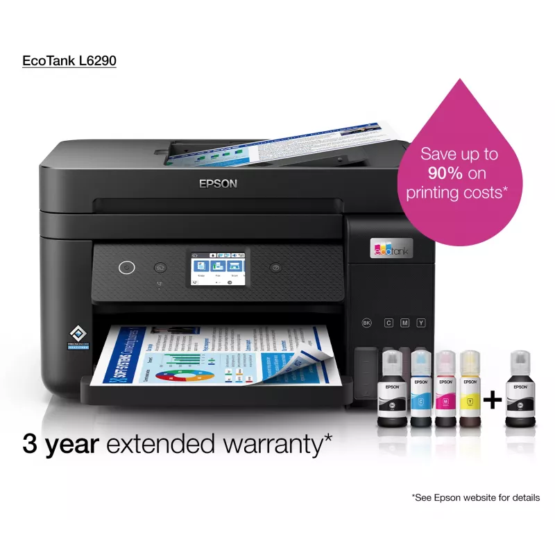 Epson EcoTank L6290 Getto d'inchiostro A4 4800 x 1200 DPI 33 ppm Wi-Fi