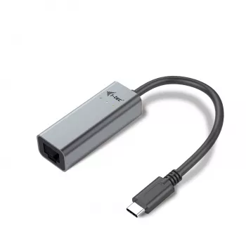 i-tec Adattatore Gigabit Ethernet USB-C in metallo, con filo, USB Type-C, Ethernet, 1000 Mbit/s, grigio