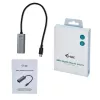 i-tec Adattatore Gigabit Ethernet USB-C in metallo, con filo, USB Type-C, Ethernet, 1000 Mbit/s, grigio