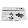 StarTech.com ripiano rack 2U per server – vassoio cantilever universale ventilato per rack e armadi di rete 19 pollici – acciaio ad alta portata – portata 23 kg – ripiano profondo 16 pollici, nero