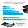 StarTech.com ripiano rack 2U per server – vassoio cantilever universale ventilato per rack e armadi di rete 19 pollici – acciaio ad alta portata – portata 23 kg – ripiano profondo 16 pollici, nero