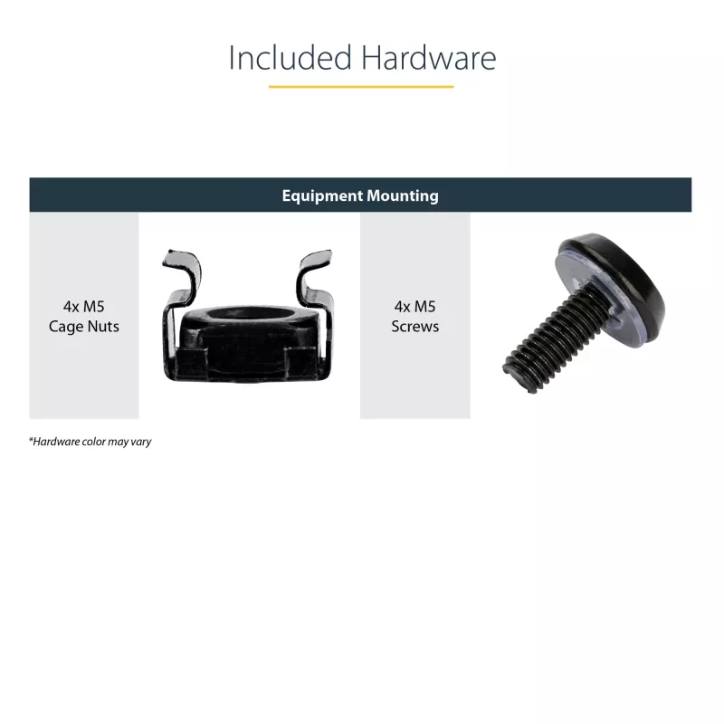 StarTech.com ripiano rack 2U per server – vassoio cantilever universale ventilato per rack e armadi di rete 19 pollici – acciaio ad alta portata – portata 23 kg – ripiano profondo 16 pollici, nero