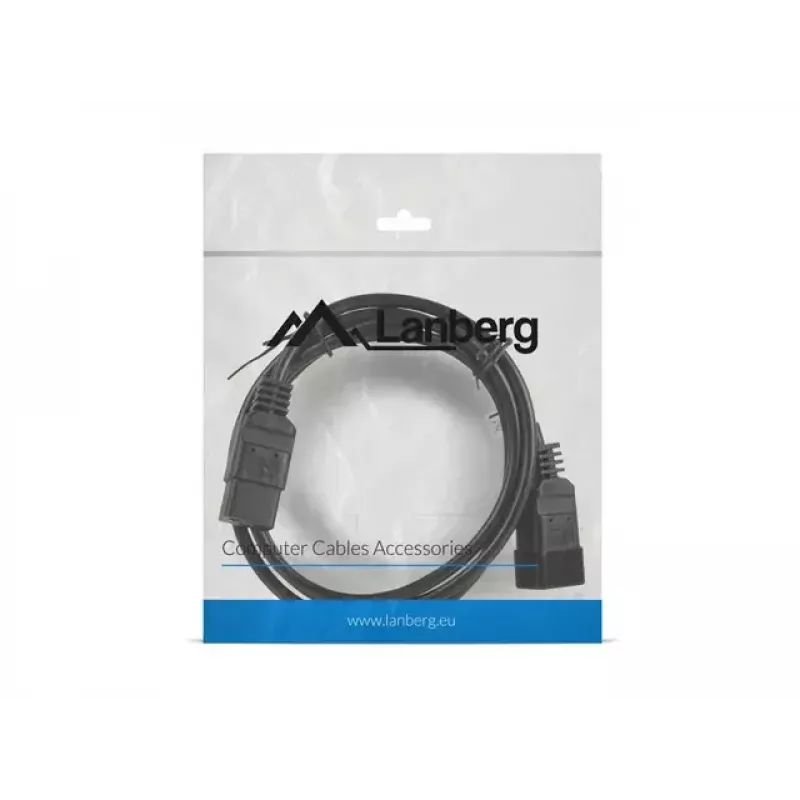 Cavo di alimentazione Lanberg CA-C19E-10CC-0018-BK nero 1,8 m