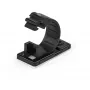 StarTech.com 100 clip adesive per gestione cavi nere – organizzatore cavi di rete/Ethernet/da scrivania/computer – supporto adesivo per cavi/fili – fissaggio autoadesivo in nylon UL/94V-2 ignifugo