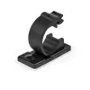 StarTech.com 100 clip adesive per gestione cavi nere – organizzatore cavi di rete/Ethernet/da scrivania/computer – supporto adesivo per cavi/fili – fissaggio autoadesivo in nylon UL/94V-2 ignifugo