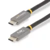 StarTech.com cavo USB4 1 m, cavo USB-C certificato USB-IF, 40 Gbit/s, cavo trasmissione dati USB Type-C, 100 W Power Delivery, 8K 60 Hz, compatibile con Thunderbolt 4/3/USB 3.2