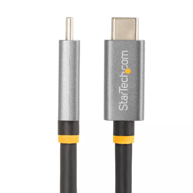 StarTech.com cavo USB4 1 m, cavo USB-C certificato USB-IF, 40 Gbit/s, cavo trasmissione dati USB Type-C, 100 W Power Delivery, 8K 60 Hz, compatibile con Thunderbolt 4/3/USB 3.2