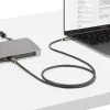 StarTech.com cavo USB4 1 m, cavo USB-C certificato USB-IF, 40 Gbit/s, cavo trasmissione dati USB Type-C, 100 W Power Delivery, 8K 60 Hz, compatibile con Thunderbolt 4/3/USB 3.2