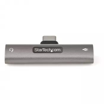StarTech.com adattatore audio e di ricarica USB-C - adattatore audio USB-C con connettore TRRS da 3,5 mm per headset e ricarica passante USB Type-C Power Delivery 60-W-US – per telefoni/tablet/laptop USB-C