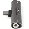 StarTech.com CDP235APDM adattatore audio e ricarica USB-C con jack cuffie/headset TRRS da 3,5 mm e Power Delivery USB-C passthrough da 60 W, per telefono/tablet/laptop