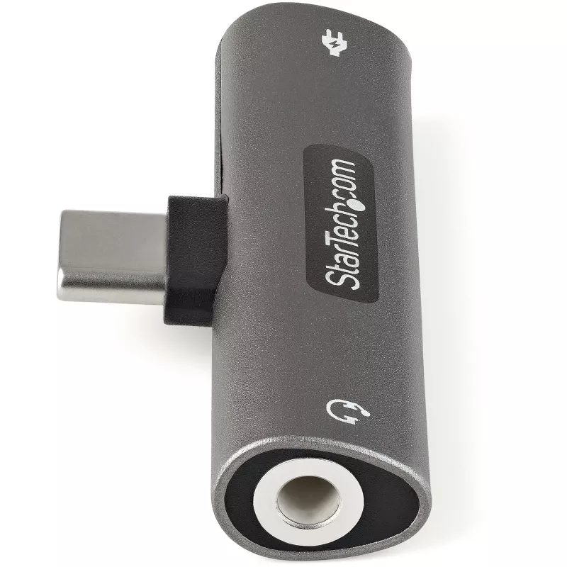StarTech.com CDP235APDM adattatore audio e ricarica USB-C con jack cuffie/headset TRRS da 3,5 mm e Power Delivery USB-C passthrough da 60 W, per telefono/tablet/laptop