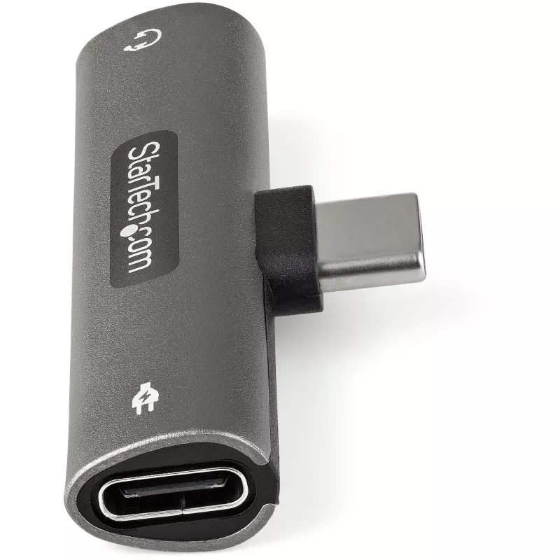 StarTech.com CDP235APDM adattatore audio e ricarica USB-C con jack cuffie/headset TRRS da 3,5 mm e Power Delivery USB-C passthrough da 60 W, per telefono/tablet/laptop