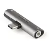 StarTech.com CDP235APDM adattatore audio e ricarica USB-C con jack cuffie/headset TRRS da 3,5 mm e Power Delivery USB-C passthrough da 60 W, per telefono/tablet/laptop