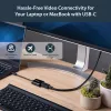 StarTech.com adattatore USB-C a DisplayPort - 4K 60Hz/8K 30Hz - adattatore dongle USB Type-C a DP 1.4 HBR2 - convertitore video monitor USB-C compatto (DP Alt Mode) - compatibile Thunderbolt 3