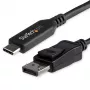StarTech.com cavo USB-C a DisplayPort 1.4 6ft/1,8m – convertitore adattatore video 4K/5K/8K USB Type-C a DP 1.4 Alt Mode – HBR3/HDR/DSC – cavo monitor DP 8K-60Hz per USB-C/Thunderbolt 3
