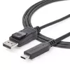 StarTech.com cavo USB-C a DisplayPort 1.4 6ft/1,8m – convertitore adattatore video 4K/5K/8K USB Type-C a DP 1.4 Alt Mode – HBR3/HDR/DSC – cavo monitor DP 8K-60Hz per USB-C/Thunderbolt 3