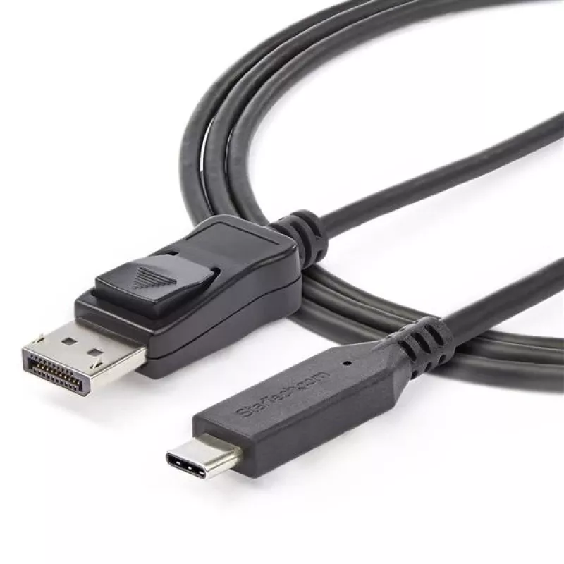 StarTech.com cavo USB-C a DisplayPort 1.4 6ft/1,8m – convertitore adattatore video 4K/5K/8K USB Type-C a DP 1.4 Alt Mode – HBR3/HDR/DSC – cavo monitor DP 8K-60Hz per USB-C/Thunderbolt 3
