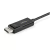 StarTech.com cavo USB C a DisplayPort 1.2 6.6ft (2m) 4K 60Hz - cavo adattatore video reversibile bidirezionale DP a USB-C o USB-C a DP - HBR2/HDR - cavo monitor USB Type C/Thunderbolt