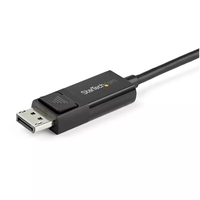 StarTech.com cavo USB C a DisplayPort 1.2 6.6ft (2m) 4K 60Hz - cavo adattatore video reversibile bidirezionale DP a USB-C o USB-C a DP - HBR2/HDR - cavo monitor USB Type C/Thunderbolt