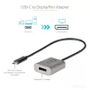 StarTech.com adattatore USB-C a DisplayPort – dongle adattatore USB-C a DisplayPort 1.4 8K/4K 60Hz – convertitore video monitor USB Type-C a DP – compatibile con Thunderbolt 3 – con cavo integrato da 30 cm