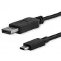 StarTech.com cavo USB-C a DisplayPort 1.2 1,8 m 4K 60 Hz – cavo adattatore USB-C a DisplayPort HBR2 – cavo video monitor USB Type-C DP Alt Mode a DP – funziona con Thunderbolt 3 – nero